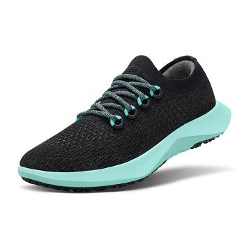 Black / Mint Allbirds Tree Dasher 2 Women's Running Shoes | PH4259AP