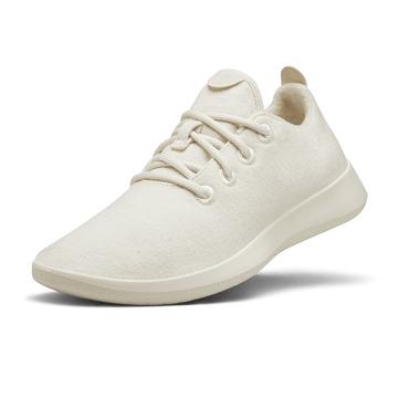 White Allbirds Wool Runner Women's Sneakers | PH4386XF