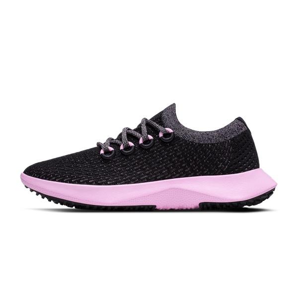 Black / Pink Allbirds Tree Dasher 2 Women's Running Shoes | PH4257DN