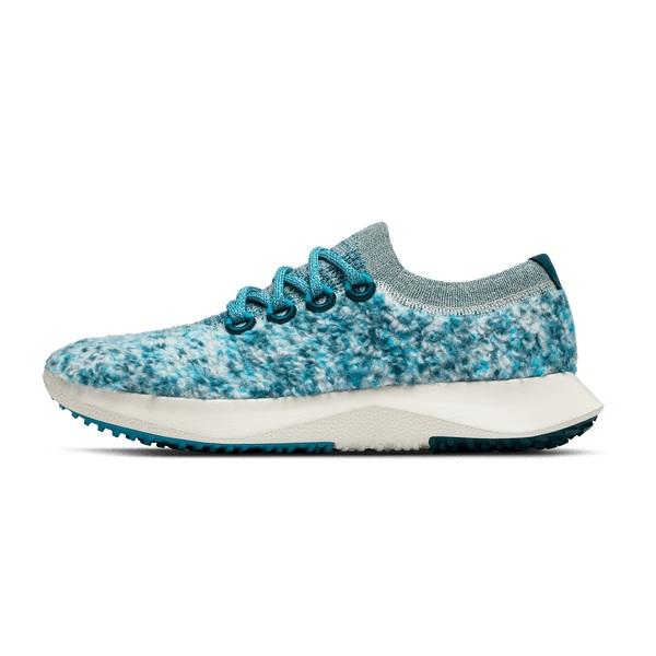 Turquoise Allbirds Wool Dasher Fluffs Women's Running Shoes | PH4315FM